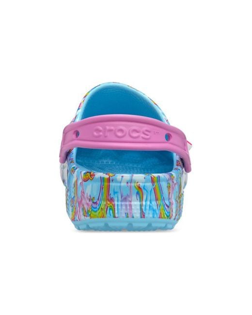 CROCSTM Blue (Wmns) Classic X Lisa Frank Clogs 'Unicorns'