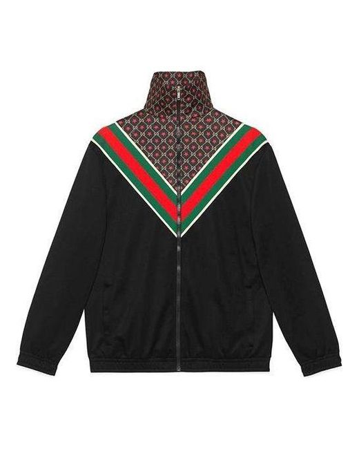 Gucci Black gg Star Oversize Jersey Jacket