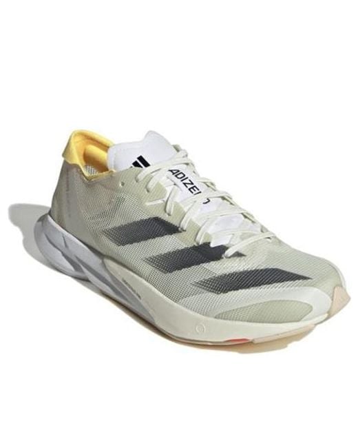 Adidas White (Wmns) Adizero Adios 8 'Ivory Iron Metallic Crystal Sand'