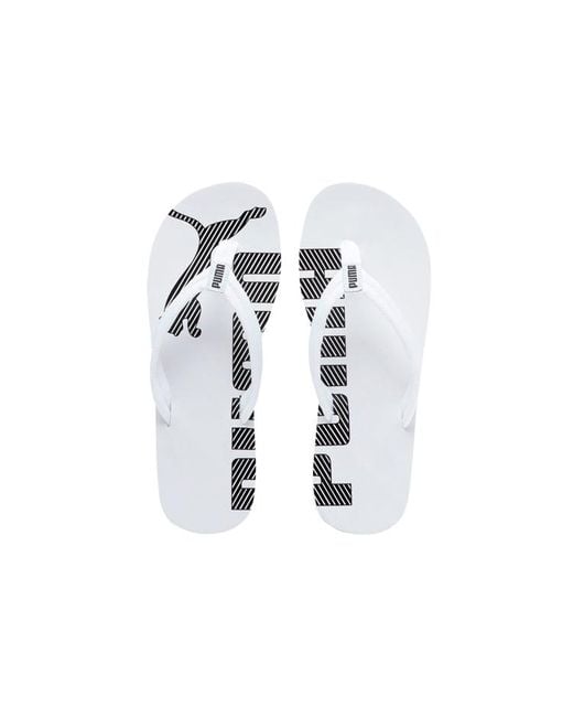 PUMA White Epic Flip V2 Sandal for men