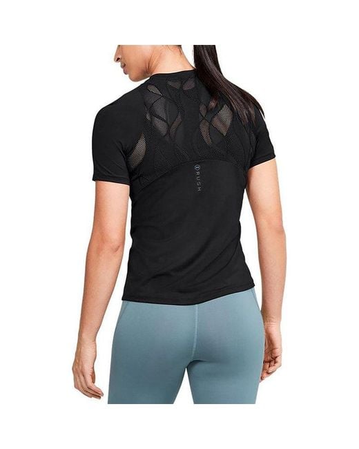 Under Armour Black (Wmns) Ua Rush Vent Short Sleeve