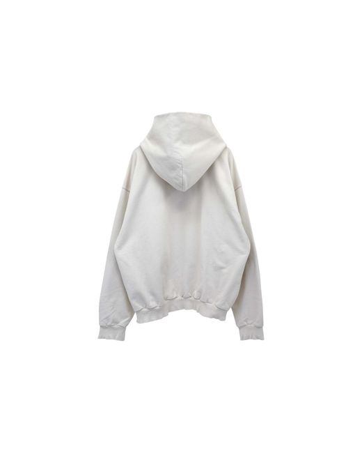 Balenciaga Gray Bb Be Different Popover Hoodie 'Ecru'