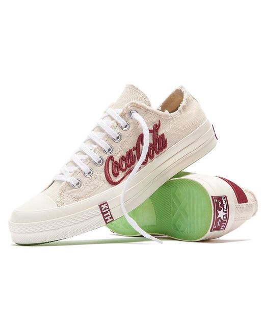 Converse Pink Kith X Coca-Cola X Chuck 70 Low 'Parchment' for men