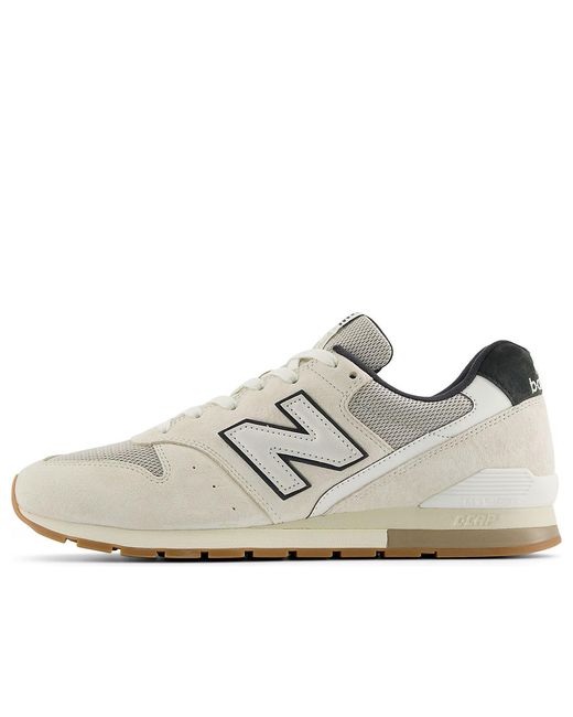 New Balance White 996 'Light' for men