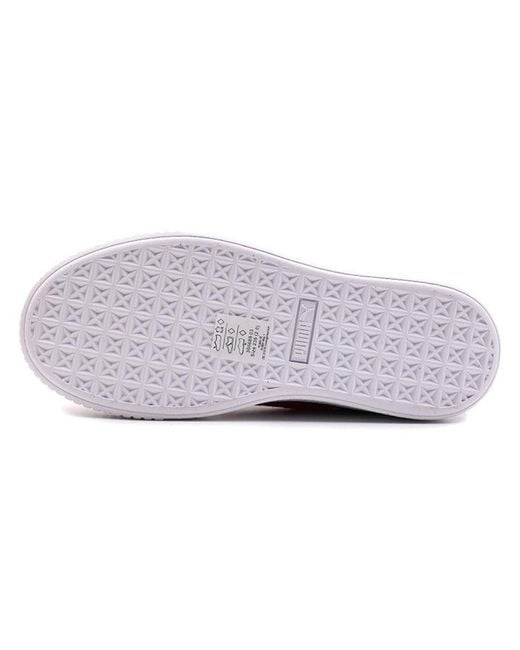PUMA Red (Wmns) Suede Platform Bling