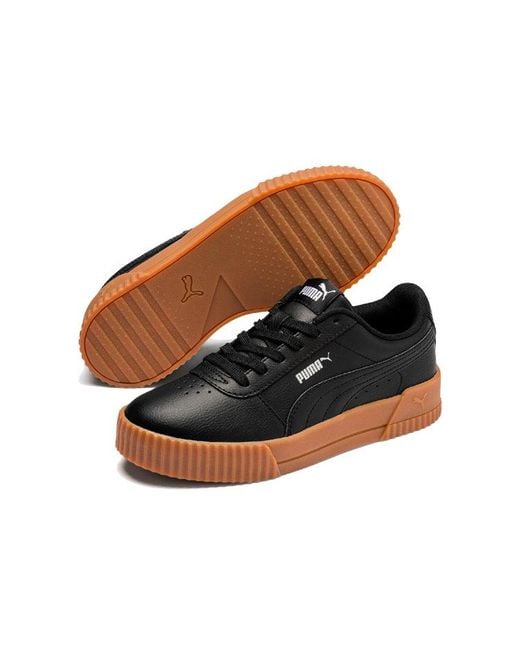 PUMA Black (Wmns) Carina Leather