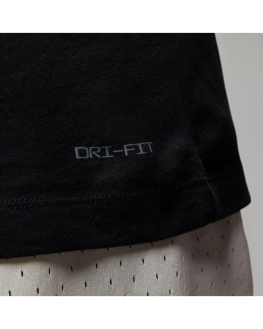 Nike Black Dri-Fit Sport Graphic T-Shirts for men