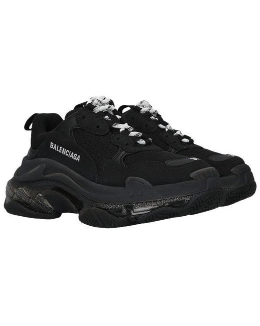 Balenciaga Black (Wmns) Triple S Sneaker 'Clear Sole