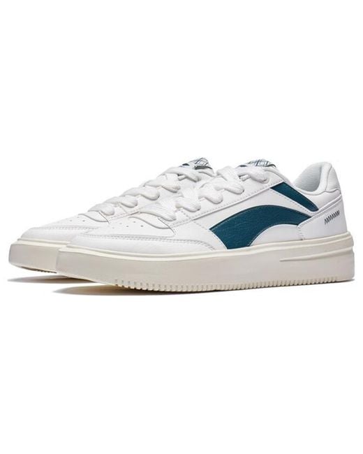 Li-ning Blue Casual Lifestyle Skate Shoes for men