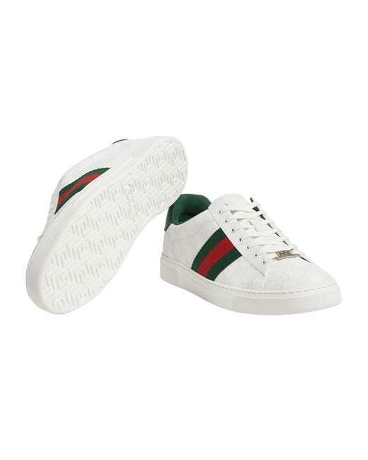 Gucci Multicolor Ace Trainer With Web for men