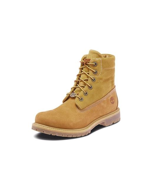 Timberland Brown (Wmns) Roll Top Boots Basic 'Wheat'