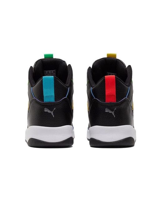 PUMA Black Backcourt Casual Shoes for men