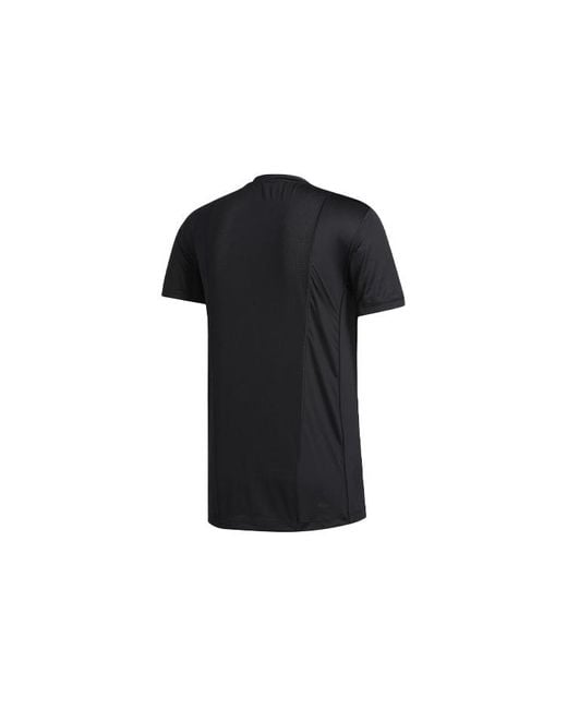 Adidas Black Ask 2 Ftd Bos T Logo Printing Sports Training Short Sleeve for men