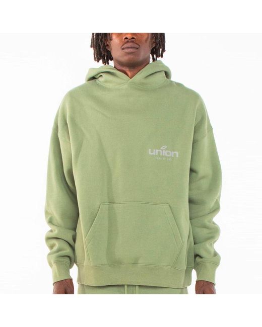 Fear Of God Green Fw21 Vintage Hoodie X Union La for men