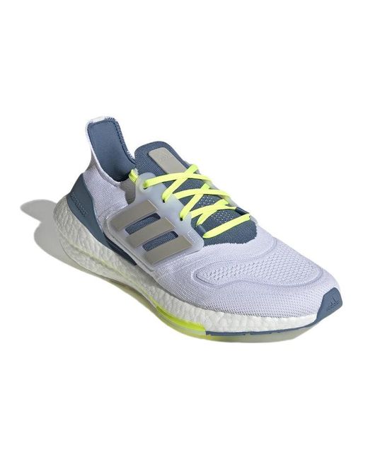 Adidas Blue Ultraboost 22 Metal Linen' for men