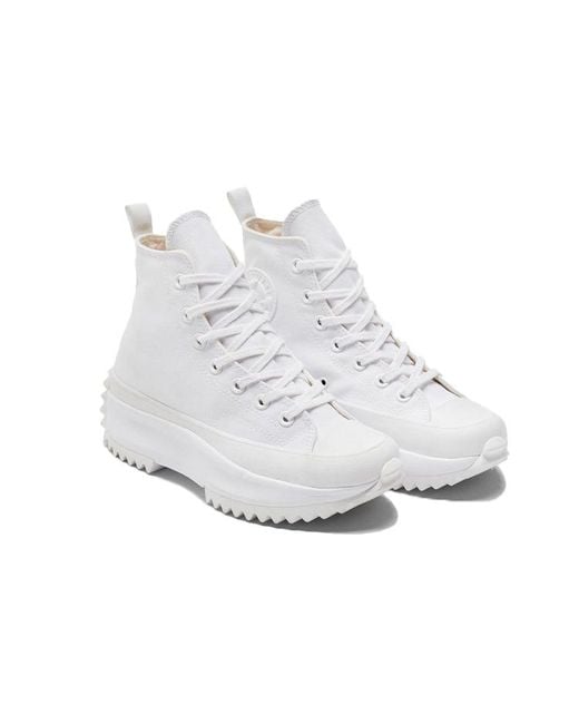 Converse White Run Star Hike High 'Triple' for men