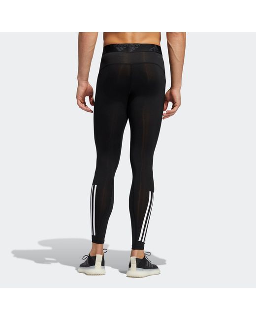 Adidas Black Tf Turf Lt 3S Leisure Sports Tight Fitness Pants for men