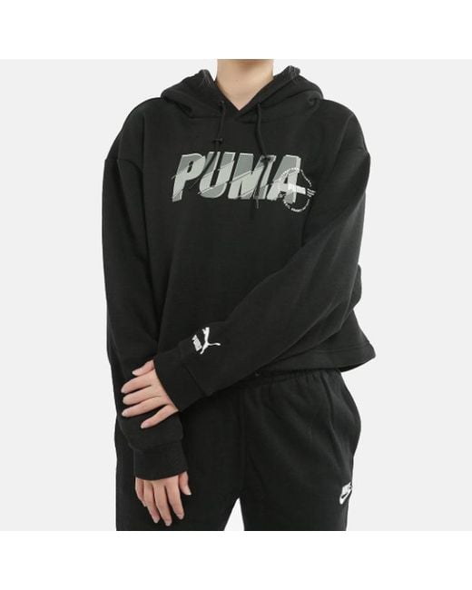 PUMA Black (Wmns) Colorblock Alphabet Logo Printing