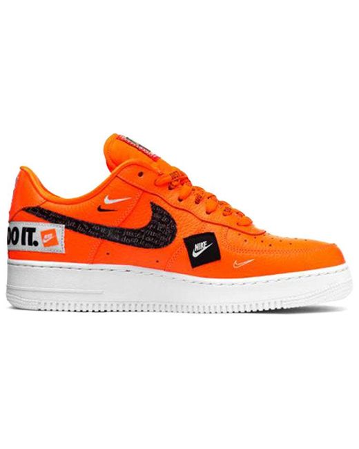 Nike Air Force 1 Low Just Do It Pack Total Orange for men