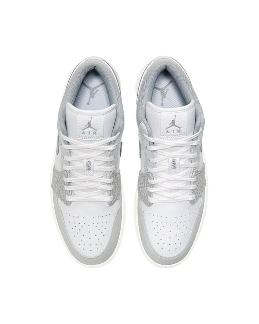 Nike White 1 Low Premium 'Elephant Print' for men
