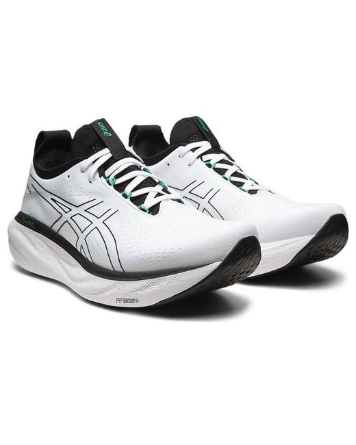Asics White Gel-nimbus 25 Running for men