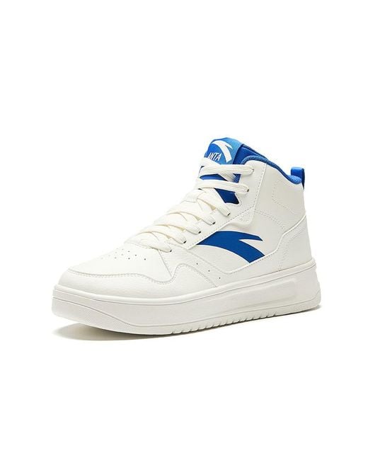 Anta Blue Skateboarding Series Sneakers High for men