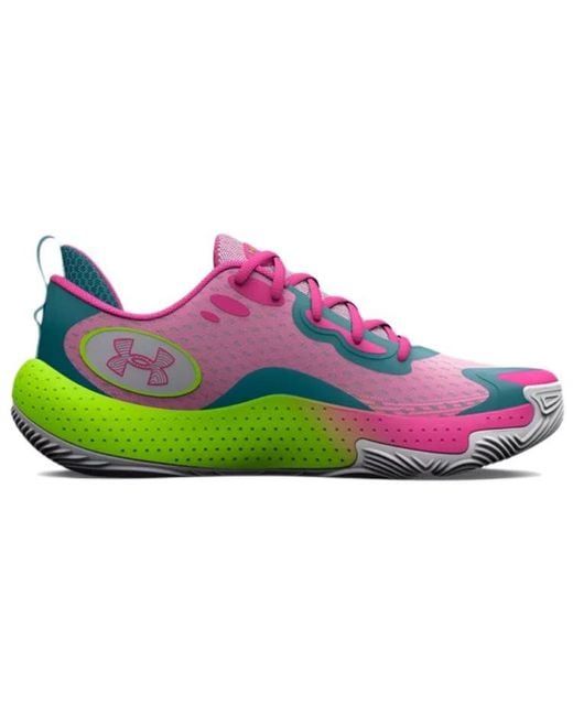 Under Armour Pink Spawn 5 Lime' for men