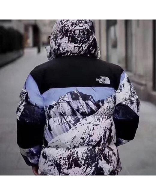 Supreme Blue X The North Face Mountain Baltoro 700 Fill Down Jacket for men