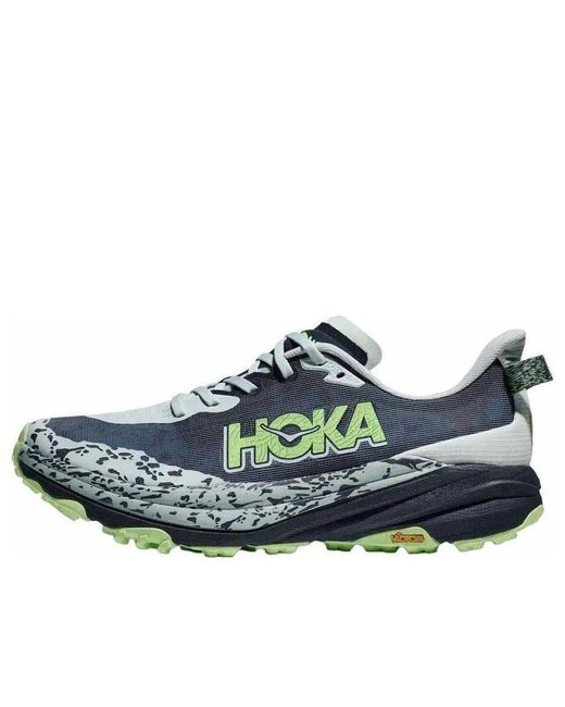 Hoka One One Blue Speedgoat 6 Wide 'Droplet Nautical Dusk' for men