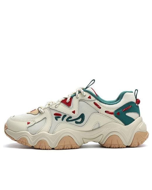 Fila Blue (Wmns) Fluid 4 Sneakers 'Cream'