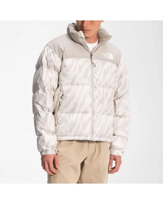The North Face Gray 1996 Retro Nuptse 700 Jacket for men