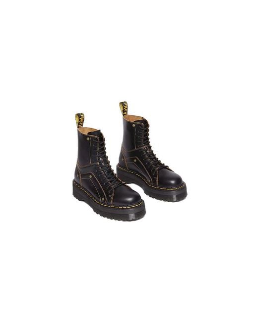 Dr. Martens Black (Wmns) Jadon Decon Smooth Platform Leather Boot