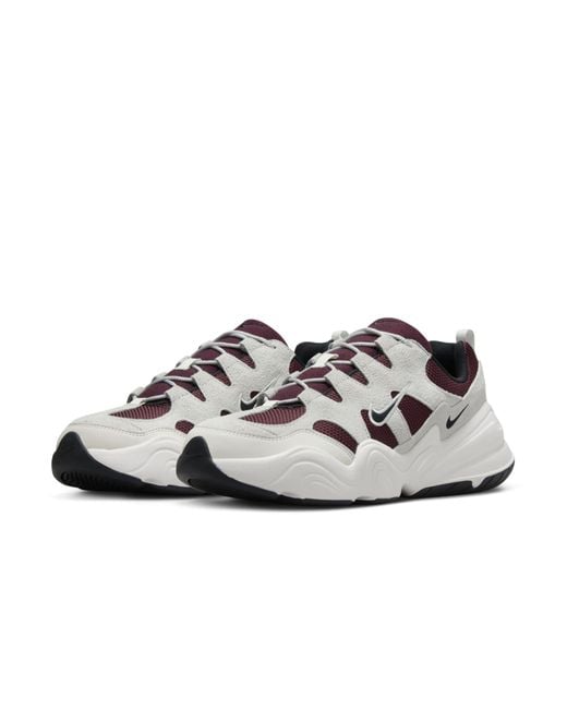Nike White Tech Hera 'Platinum Tint Burgundy Crush' for men