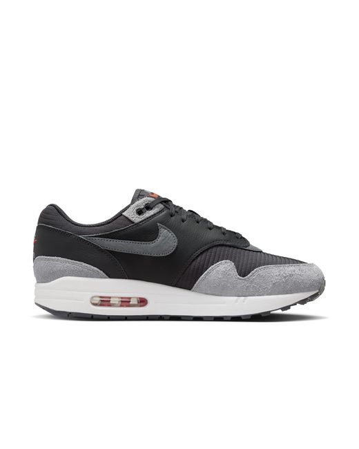 Nike Black Air Max 1 Premium 'Dark Smoke' for men