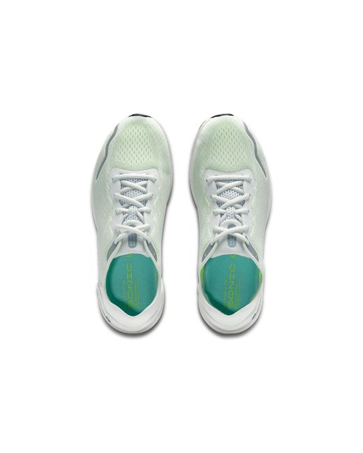 Under Armour White Hovr Sonic 6 Daylight Mist' for men