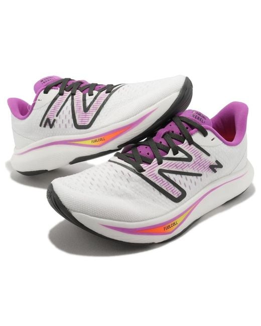New Balance White (Wmns) Fuelcell Rebel V3 D Wide