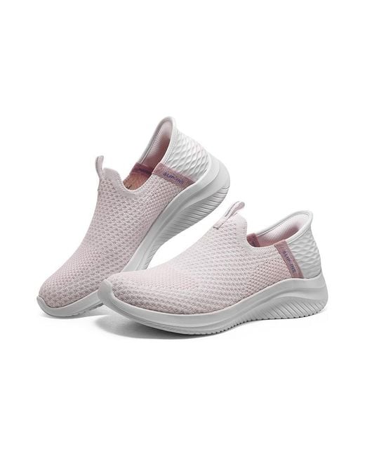 Skechers White (Wmns) Ultra Flex 3.0 Shoes