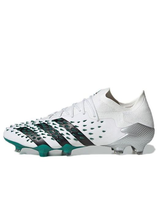adidas Predator Freak.1 L Fg Eqt Football Sports Shoes White/green/black  for Men | Lyst