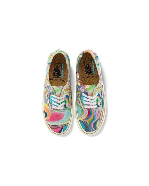 Vans Blue Chris Johanson X Authentic Sf 'Swirl' for men