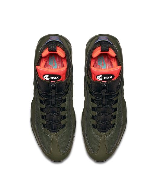 Nike Black Air Max 95 Sneakerboot 'Dark Loden' for men