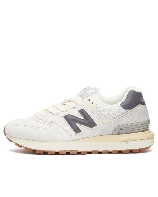 New Balance White 574 for men