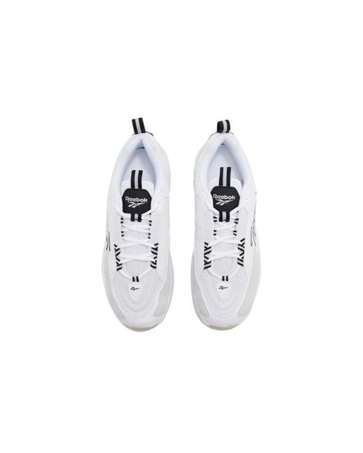 Reebok White Dmx Series 2200 Sneakers