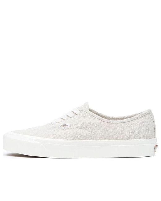 Vans White Anaheim Factory Authentic 44 Dx for men