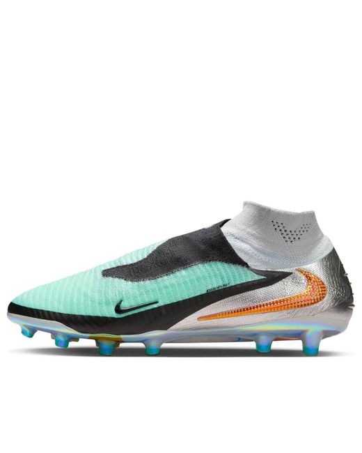 Nike Blue Phantom 6 High Elite Ag 'Chrome' for men