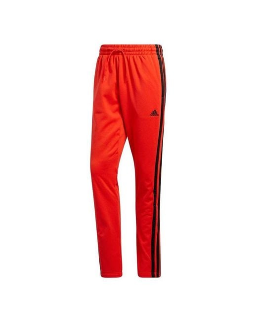 Adidas Red Dame Vis Pant Stripe Sports Long Pants for men