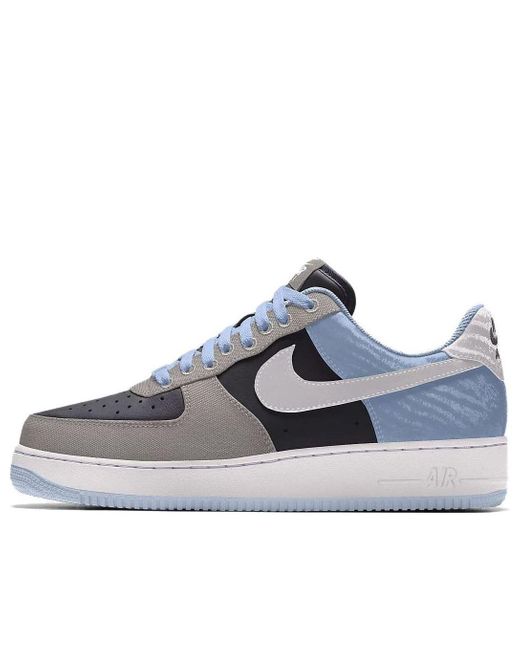 Nike Blue Air Force 1 Low By You for men
