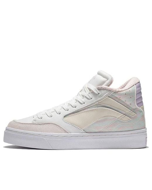 Li-ning White (Wmns) 180 Cozy Skateboarding Shoes Camouflage