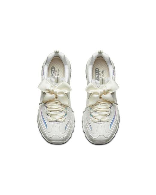 Skechers White (Wmns) D Lites 1.0