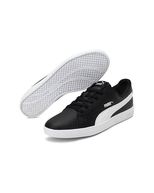 PUMA Black (Wmns) Smash Casual Shoes
