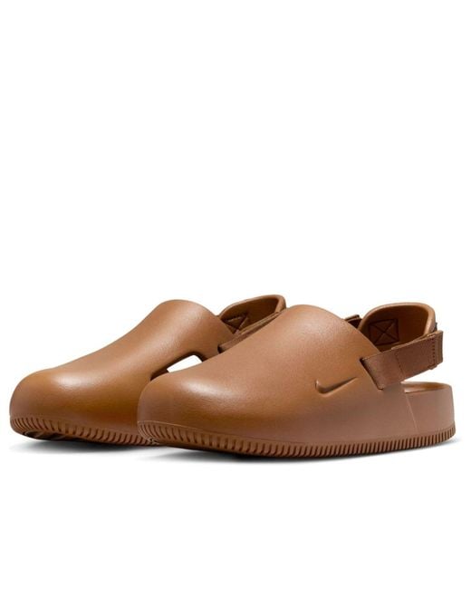 Nike Brown Calm Mule 'Light British' for men
